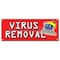 Signmission VIRUS REMOVAL BANNER SIGN computer repair fix PC IT laptop malware tech B-Virus Removal - alternate 1